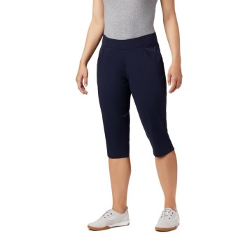 Columbia Broek Dames, Anytime Casual Capri Donkerblauw, 84ULOXRAV